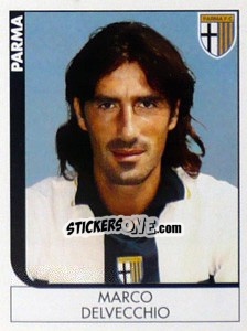Sticker Marco Delvecchio - Calciatori 2005-2006 n. 335 - Panini