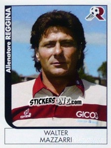 Figurina Walter Mazzarri (Allenatore) - Calciatori 2005-2006 - Panini