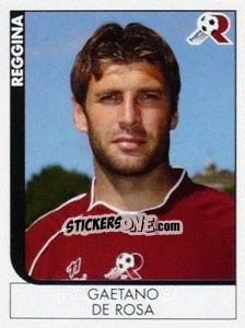 Cromo Gaetano De Rosa - Calciatori 2005-2006 - Panini