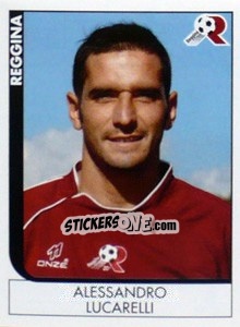 Sticker Alessandro Lucarelli - Calciatori 2005-2006 n. 345 - Panini