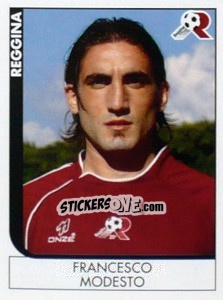 Sticker Francesco Modesto - Calciatori 2005-2006 - Panini