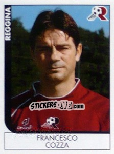 Sticker Francesco Cozza - Calciatori 2005-2006 n. 349 - Panini