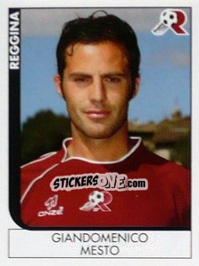 Sticker Giandomenico Mesto - Calciatori 2005-2006 n. 350 - Panini