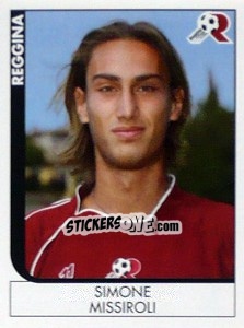 Sticker Simone Missiroli - Calciatori 2005-2006 - Panini
