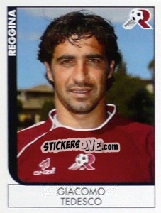 Sticker Giacomo Tedesco - Calciatori 2005-2006 - Panini