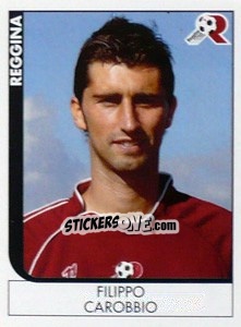 Sticker Filippo Carobbio - Calciatori 2005-2006 - Panini