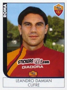 Sticker Leandro Damian Cufre - Calciatori 2005-2006 n. 370 - Panini
