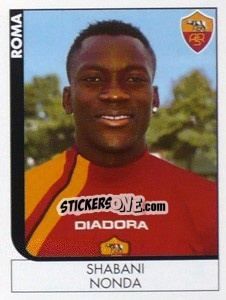 Sticker Shabani Nonda - Calciatori 2005-2006 n. 380 - Panini