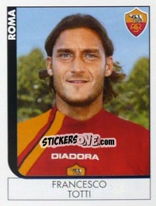 Sticker Francesco Totti - Calciatori 2005-2006 n. 383 - Panini