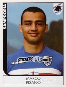 Cromo Marco Pisano - Calciatori 2005-2006 - Panini