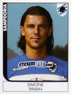 Sticker Simone Pavan - Calciatori 2005-2006 n. 393 - Panini