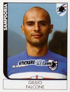 Sticker Giulio Falcone - Calciatori 2005-2006 n. 394 - Panini