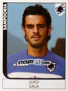 Sticker Luigi Sala - Calciatori 2005-2006 n. 395 - Panini
