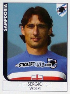Sticker Sergio Volpi - Calciatori 2005-2006 n. 397 - Panini