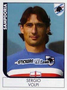 Figurina Sergio Volpi - Calciatori 2005-2006 - Panini