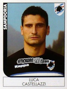 Sticker Luca Castellazzi - Calciatori 2005-2006 n. 408 - Panini