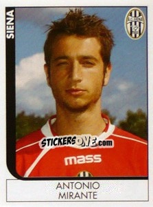 Sticker Antonio Mirante - Calciatori 2005-2006 n. 413 - Panini