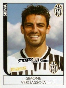 Cromo Simone Vergassola - Calciatori 2005-2006 - Panini