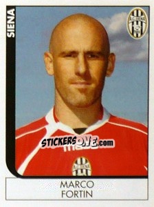 Figurina Marco Fortin - Calciatori 2005-2006 - Panini