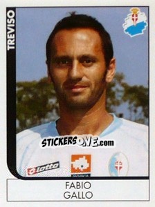 Sticker Fabio Gallo - Calciatori 2005-2006 - Panini