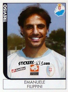 Sticker Emanuele Filippini - Calciatori 2005-2006 - Panini