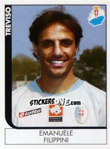 Figurina Emanuele Filippini - Calciatori 2005-2006 - Panini