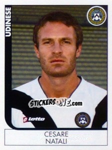 Sticker Cesare Natali - Calciatori 2005-2006 n. 464 - Panini