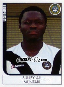 Figurina Sulley Ali Muntari - Calciatori 2005-2006 - Panini