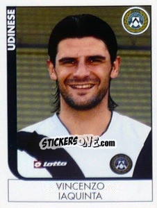 Sticker Vincenzo Iaquinta - Calciatori 2005-2006 n. 478 - Panini
