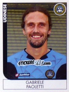 Figurina Gabriele Paoletti - Calciatori 2005-2006 - Panini