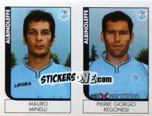 Sticker Minelli / Regonesi  - Calciatori 2005-2006 - Panini