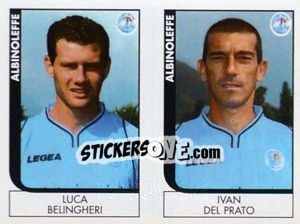 Sticker Belingheri / Del Prato  - Calciatori 2005-2006 n. 486 - Panini