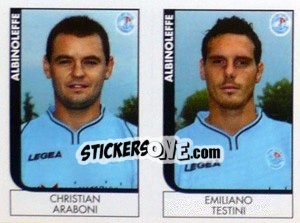 Sticker Araboni / Testini  - Calciatori 2005-2006 n. 489 - Panini