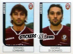 Sticker Lombardi / Di Donato  - Calciatori 2005-2006 n. 493 - Panini