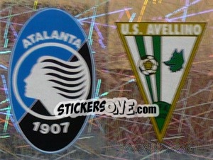 Sticker Scudetto Atalanta/Avellino (a/b) - Calciatori 2005-2006 n. 499 - Panini