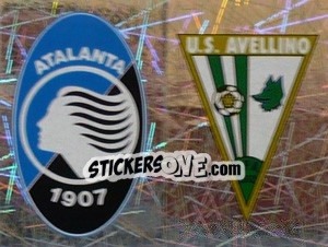 Figurina Scudetto Atalanta/Avellino (a/b)