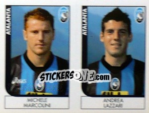 Sticker Marcolini / Lazzari  - Calciatori 2005-2006 n. 504 - Panini