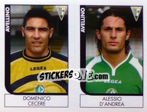 Cromo Cecere / d'Andrea  - Calciatori 2005-2006 - Panini