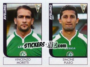 Sticker Moretti / Puelo  - Calciatori 2005-2006 - Panini