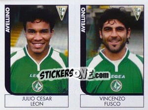 Sticker Leon / Fusco  - Calciatori 2005-2006 - Panini