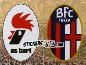 Sticker Scudetto Bari/Bologna (a/b) - Calciatori 2005-2006 n. 516 - Panini