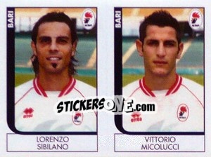 Sticker Sibilano / Micolucci  - Calciatori 2005-2006 - Panini