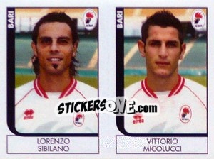 Sticker Sibilano / Micolucci  - Calciatori 2005-2006 n. 518 - Panini