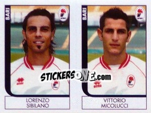 Figurina Sibilano / Micolucci  - Calciatori 2005-2006 - Panini