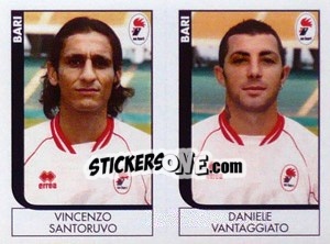 Figurina Santoruvo / Vantaggiato  - Calciatori 2005-2006 - Panini