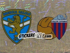 Sticker Scudetto Brescia/Catania (a/b) - Calciatori 2005-2006 - Panini