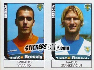 Sticker Emiliano Viviano / Stankevicius  - Calciatori 2005-2006 n. 534 - Panini