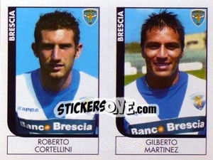 Sticker Cortellini / Martinez  - Calciatori 2005-2006 - Panini