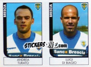 Sticker Turato / Di Biagio  - Calciatori 2005-2006 n. 537 - Panini