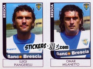 Sticker Piangerelli / Milanetto  - Calciatori 2005-2006 - Panini